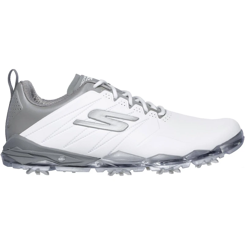 Men's Go Golf Focus 2 Spiked Golf Shoe - WHT/GRY