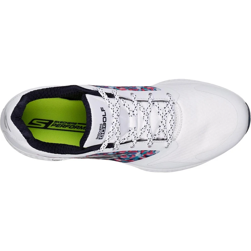 Women's Go Golf Eagle Major Spikeless Golf Shor - WHT/NVY