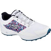 Women's Go Golf Eagle Major Spikeless Golf Shor - WHT/NVY
