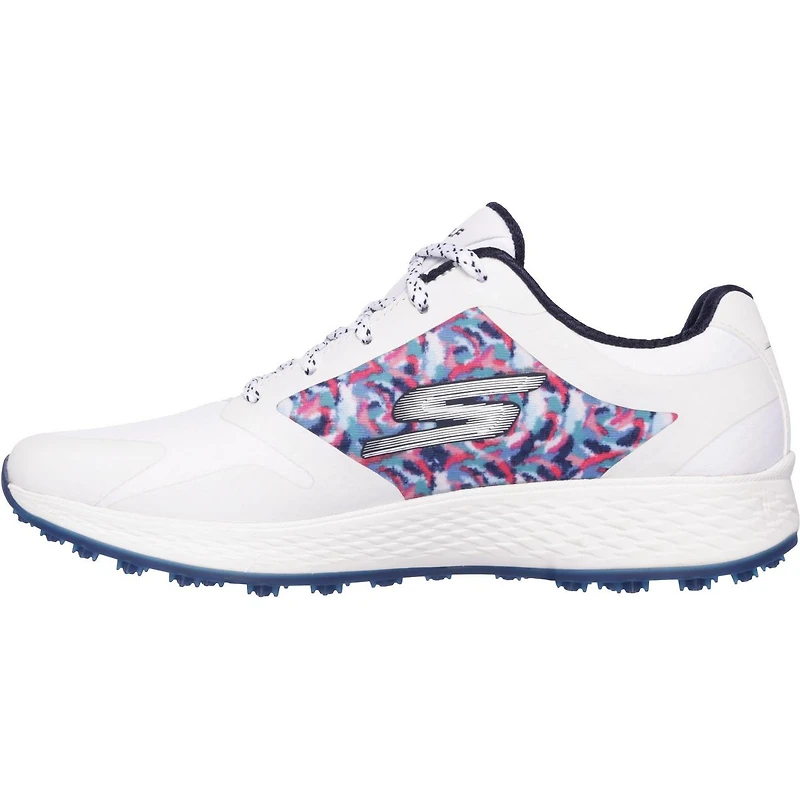 Women's Go Golf Eagle Major Spikeless Golf Shor - WHT/NVY