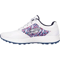 Women's Go Golf Eagle Major Spikeless Golf Shor - WHT/NVY