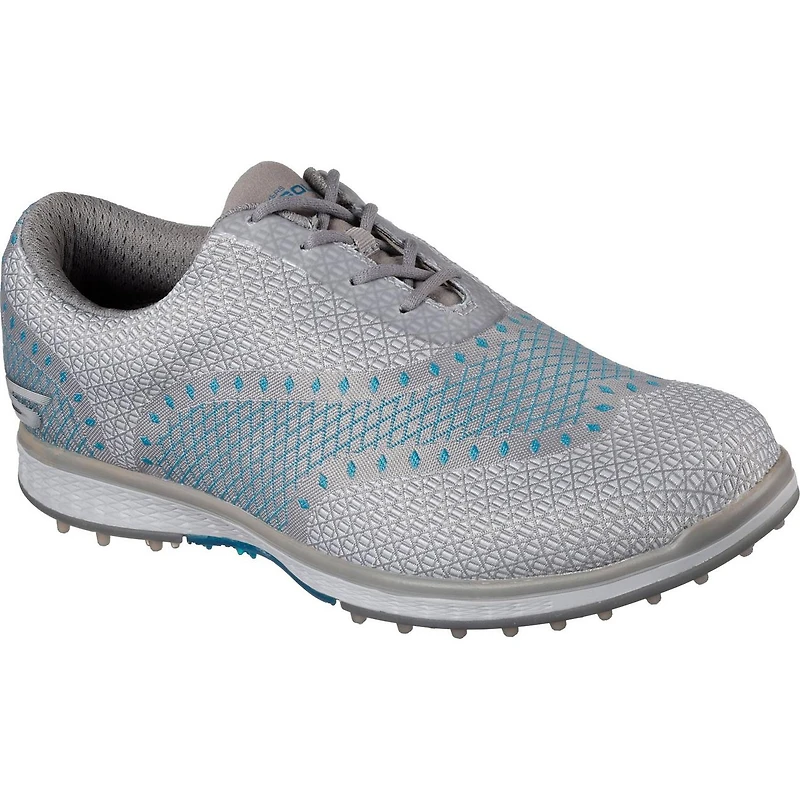 Women's Go Golf Elite Ace Spikeless Golf Shoe - DKGRY/BLU