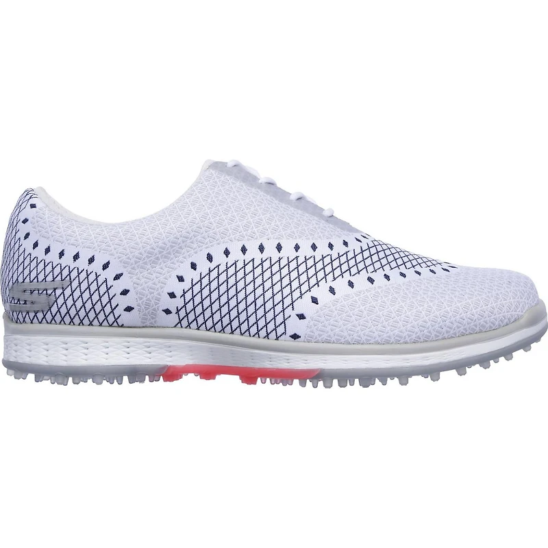 Women's Go Golf Elite Ace Spikeless Golf Shoe - WHT/NVY