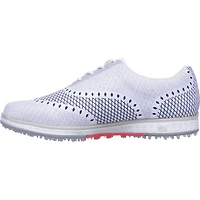Women's Go Golf Elite Ace Spikeless Golf Shoe - WHT/NVY