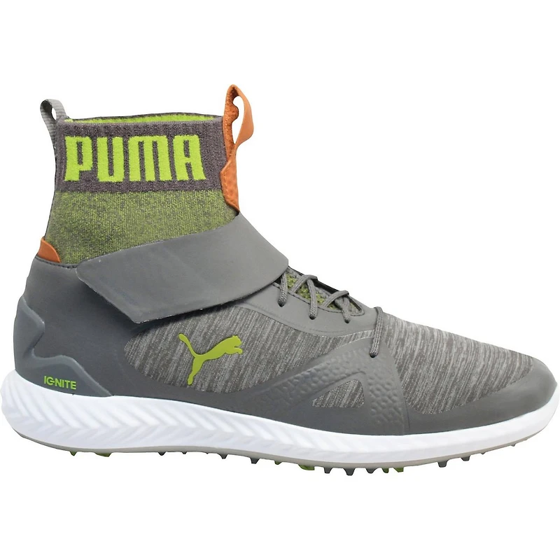 Men's Ignite Pwradapt Hi-Top Spiked Golf Shoe GRY/GRN