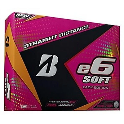Women's e6 Soft Golf Balls - White