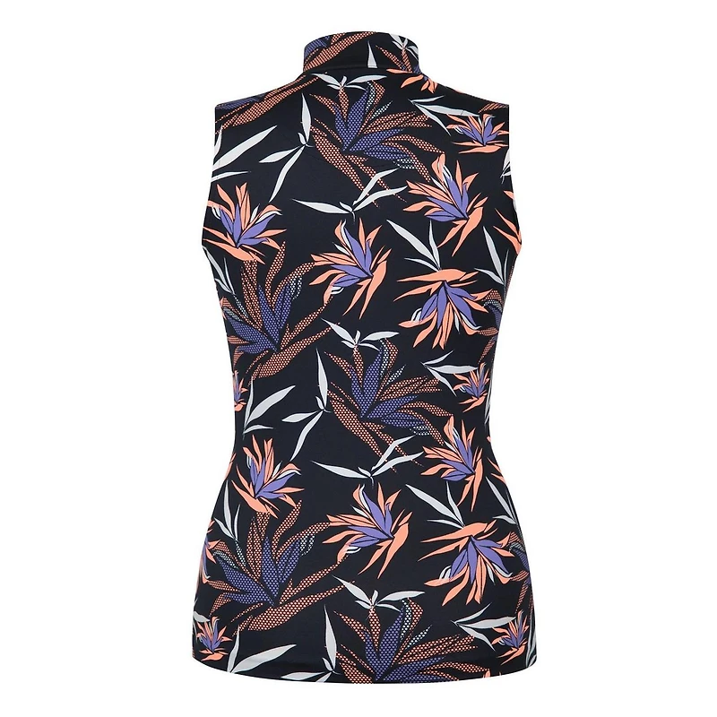 Women's Fannie Printed Sleeveless Mock Top