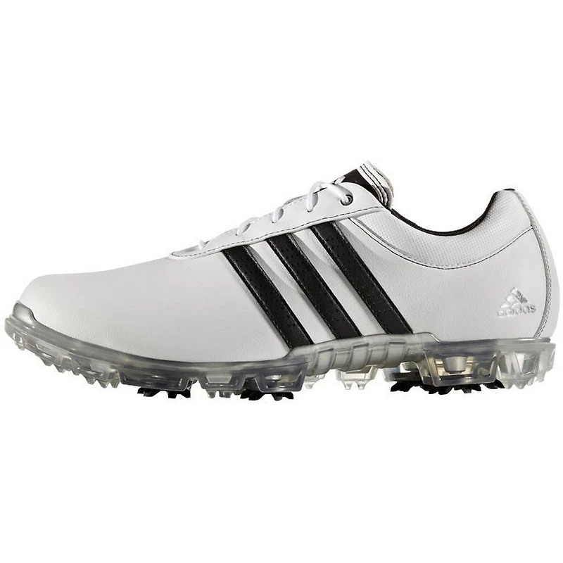 Men's Adipure Flex Spiked Golf Shoe - White/Black/Silver