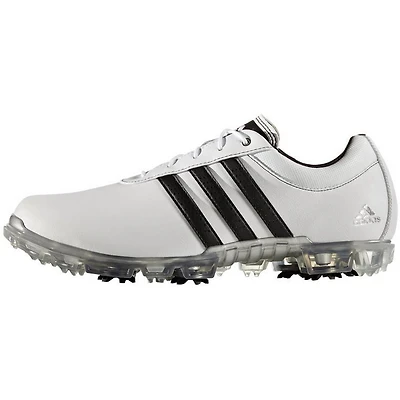Men's Adipure Flex Spiked Golf Shoe - White/Black/Silver
