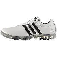 Men's Adipure Flex Spiked Golf Shoe - White/Black/Silver