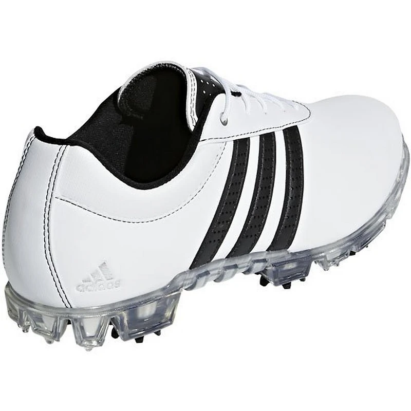 Men's Adipure Flex Spiked Golf Shoe - White/Black/Silver