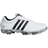 Men's Adipure Flex Spiked Golf Shoe - White/Black/Silver