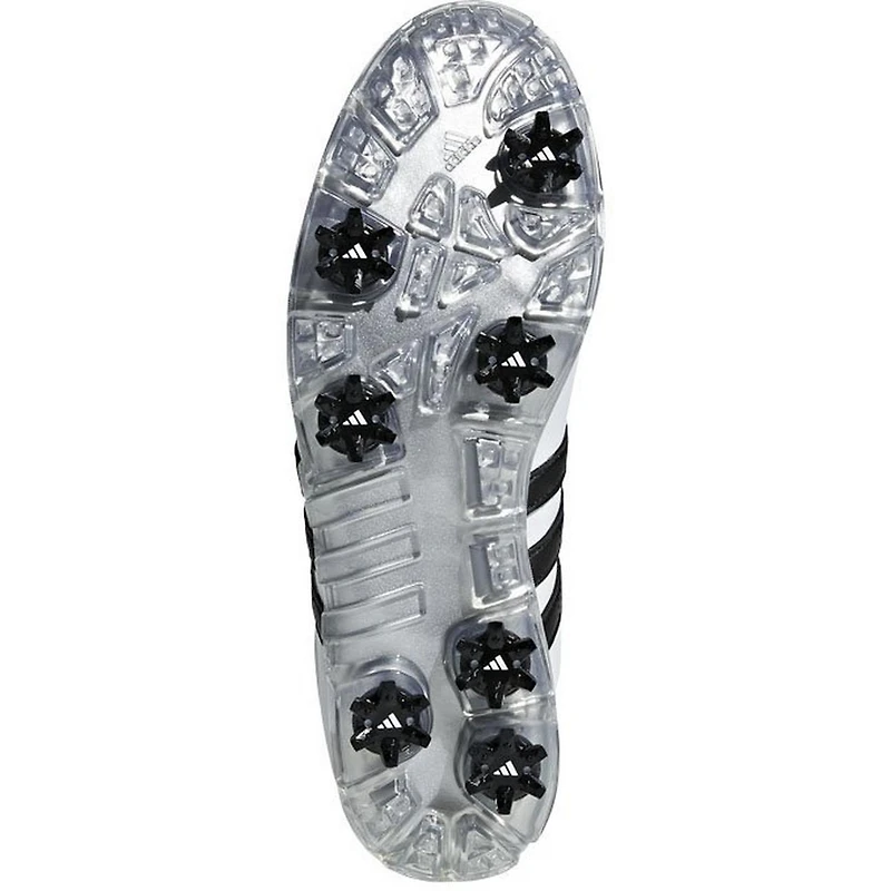 Men's Adipure Flex Spiked Golf Shoe - White/Black/Silver