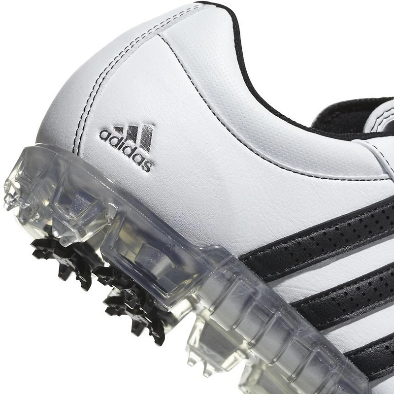 Men's Adipure Flex Spiked Golf Shoe - White/Black/Silver