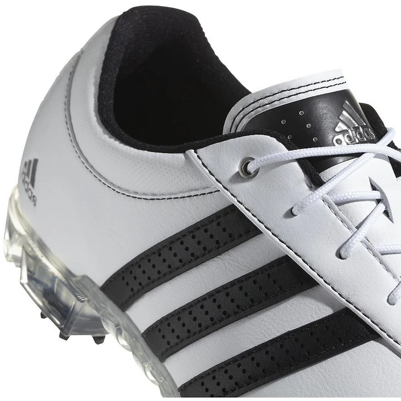 Men's Adipure Flex Spiked Golf Shoe - White/Black/Silver