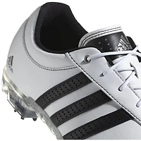Men's Adipure Flex Spiked Golf Shoe - White/Black/Silver