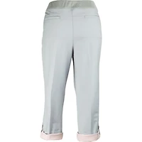 Women's Pull On Drawstring Capri