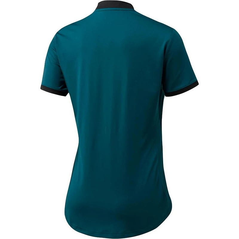 Women's Climacool Zip Placket Short Sleeve Polo