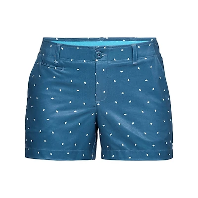 Women's Links Printed 4 Inch Short