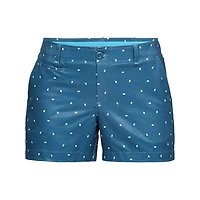 Women's Links Printed 4 Inch Short