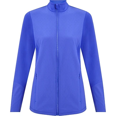 Women's Thermal Perforated Full Zip Long Sleeve Jacket