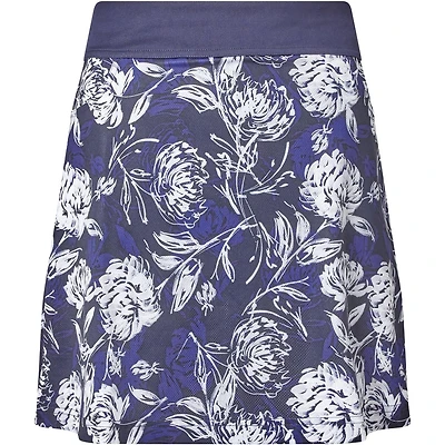 Women's Tropical Print 18 Inch Mesh Knit Skort