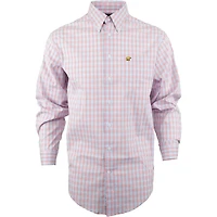 Men's Gingham Woven Long Sleeve Shirt