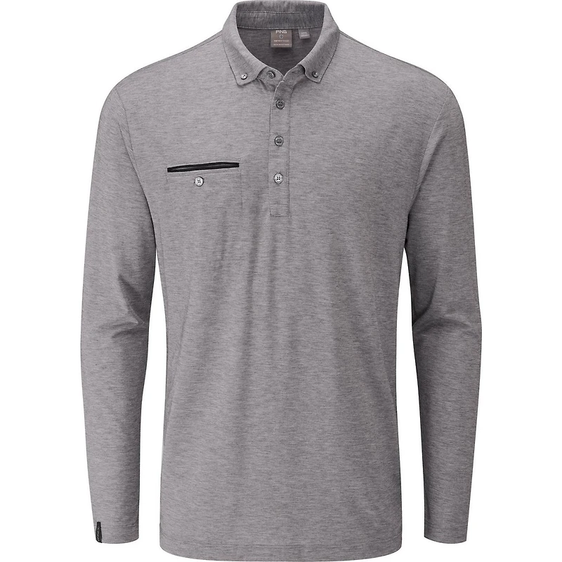 Men's Clay Long Sleeve Polo