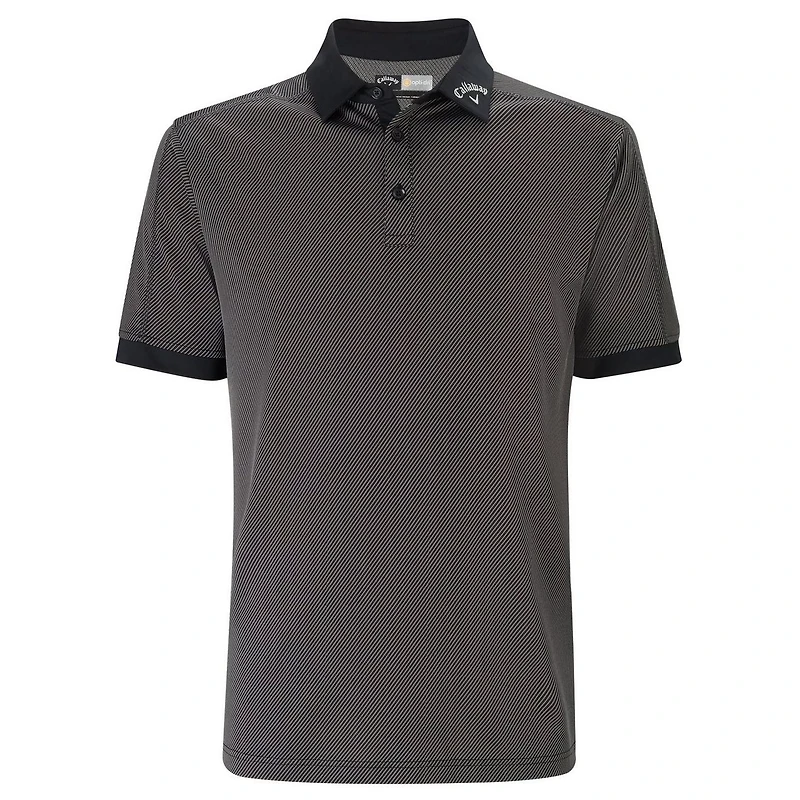 Men's Big & Tall Opti-Dri Denmin Jacquard Short Sleeve Polo