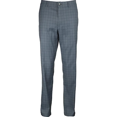 Men's Stretch Plaid Print Pants