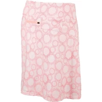Women's Printed Circle Dot Pull On Skort