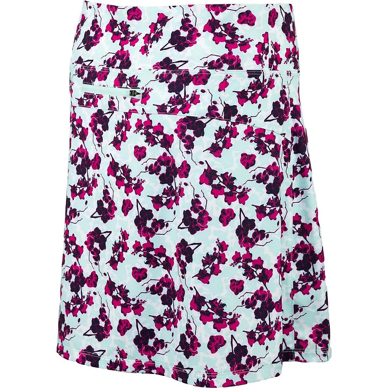 Women's Printed Blossom Pull On Skort
