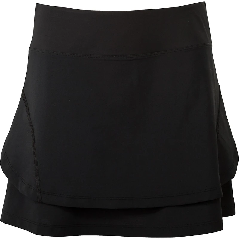 Women's Double Layer Flounce Pull On Skort