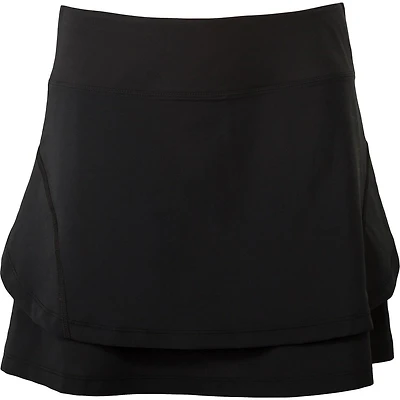 Women's Double Layer Flounce Pull On Skort