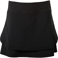 Women's Double Layer Flounce Pull On Skort
