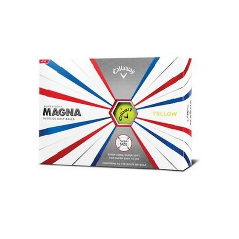 Supersoft Magna Golf Balls - Yellow