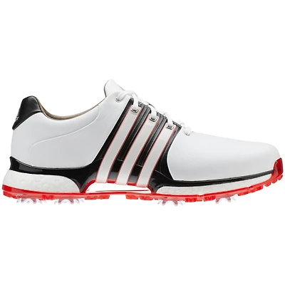Men's Tour360 XT Spiked Golf Shoe - WHITE/BLACK/RED