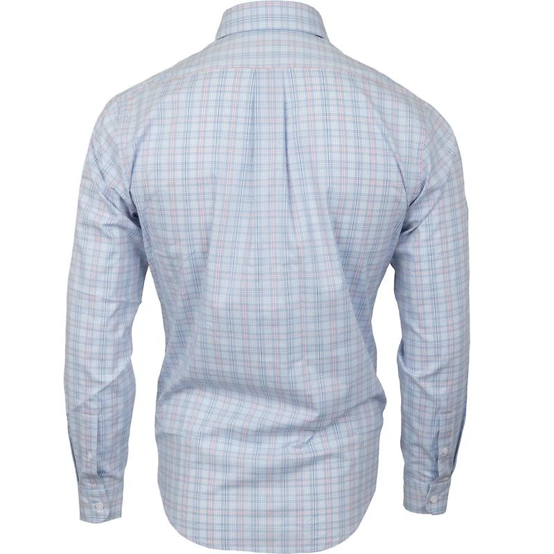 Men's Medium 4 Colour Plaid Woven Long Sleeve Shirt