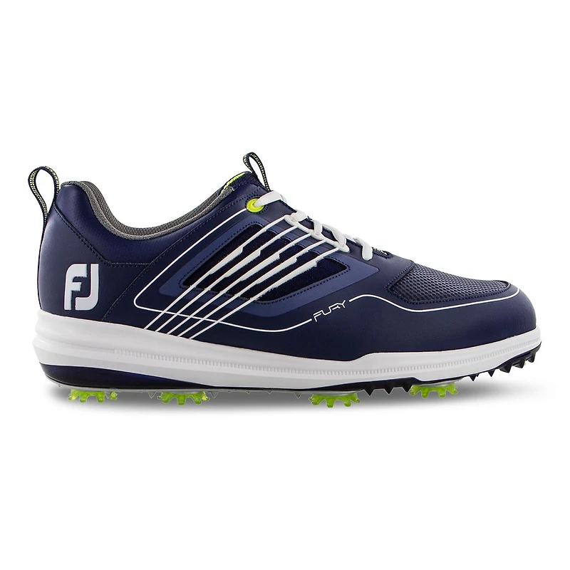 Men's Fury Spiked Golf Shoe - NAVY/WHITE/GREEN