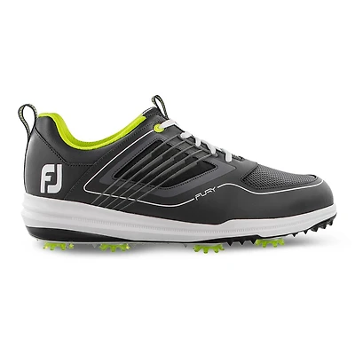 Men's Fury Spiked Golf Shoe - GREY/WHITE/GREEN