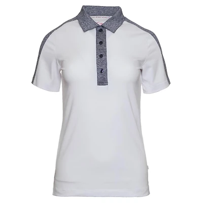 Women's Kate Contrast Collar Short Sleeve Polo