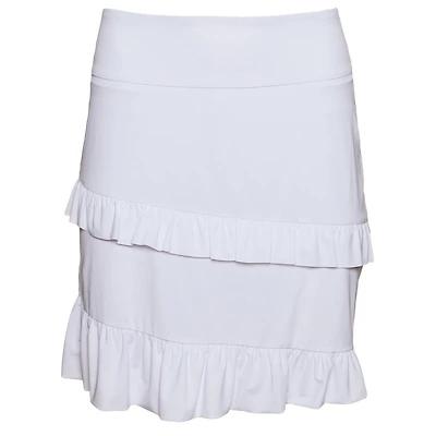 Women's Selena 18 Inch Pull On Ruffle Skort