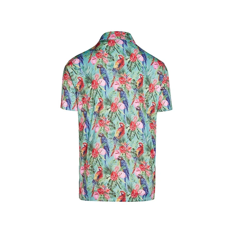 Men's Fiesty Flockers Short Sleeve Polo