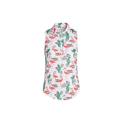 Women's Flamingo Desert Sleeveless Polo