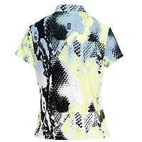 Women's Boa Print Short Sleeve Top