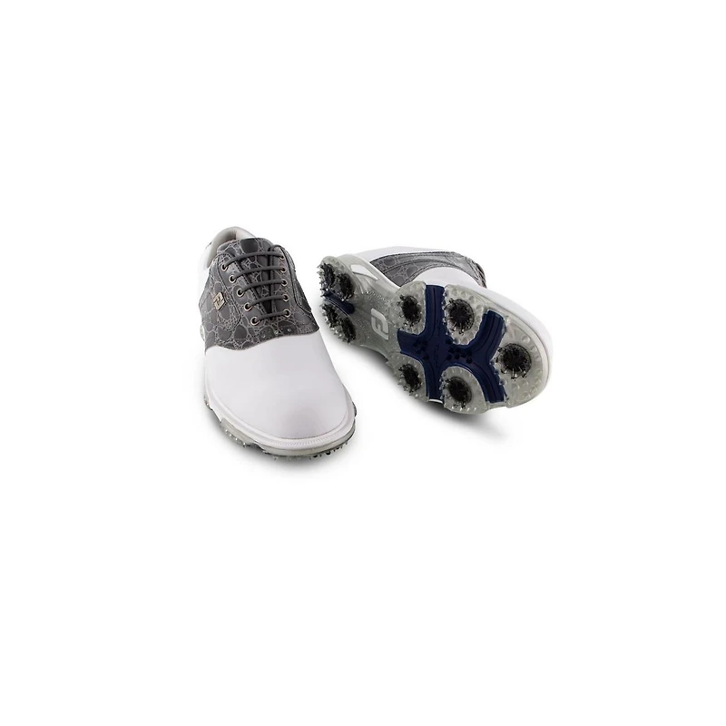 Men's DryJoy Tour 30th Anniversary Limited Edition Spiked Golf Shoe - White/Grey