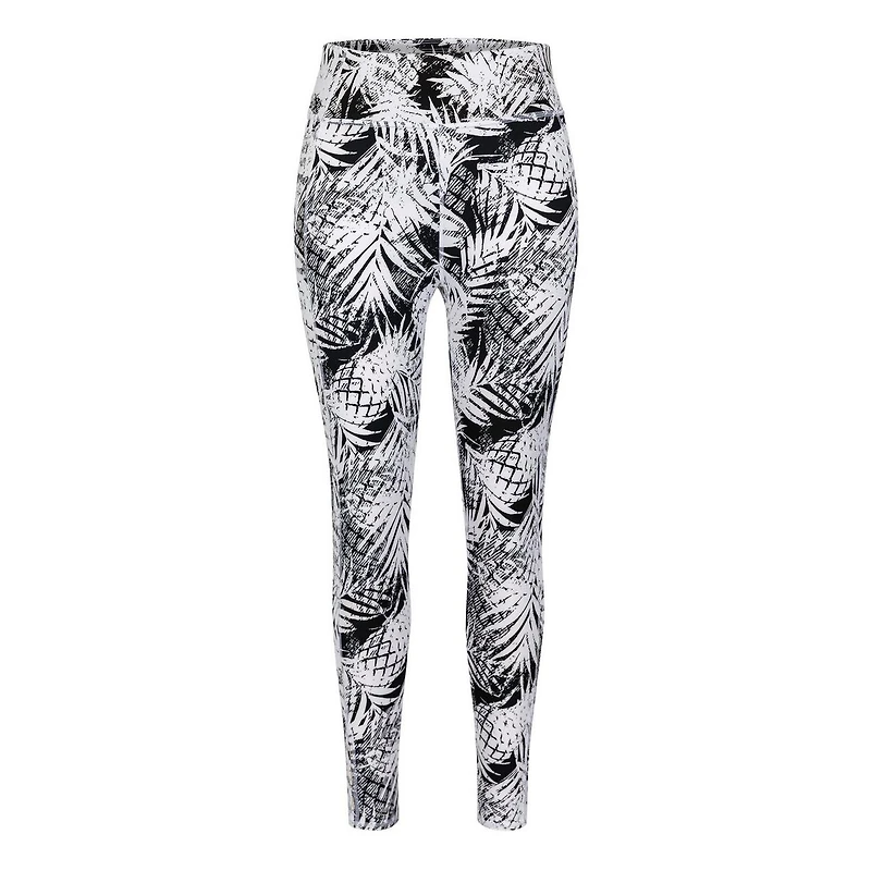 Women's Ivory Printed Leggings