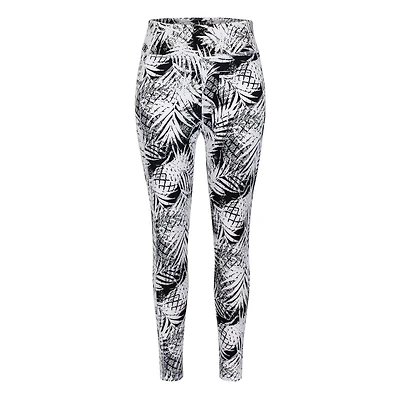 Women's Ivory Printed Leggings