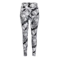 Women's Ivory Printed Leggings