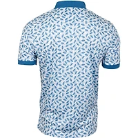 Men's Allover Leaf Print Short Sleeve Shirt